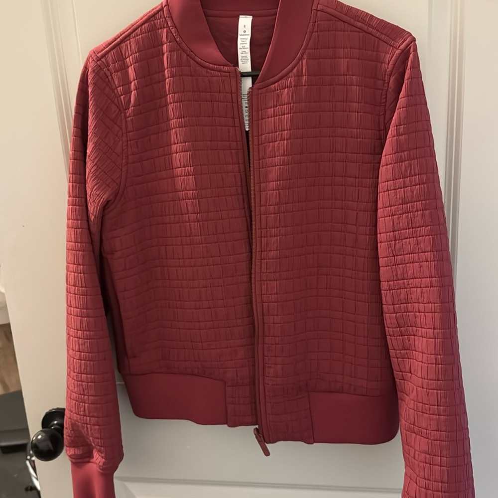 EUC quilted bomber jacket